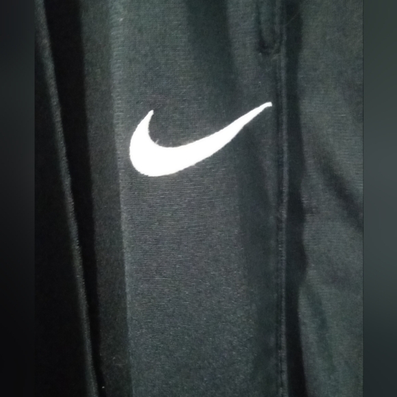 Nike The Athletic Dept. Black Joggers with White Embroidery Logo - Picture 2 of 6